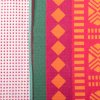 907ass yoga meditation pilates yogatuch grip towel safari sari rot gelb detail 2023
