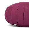 143a yoga zubehoer meditationskissen zafu eco dinkelhuelsen aubergine detail
