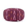306wr yoga ethno collection rondo ikat weinrot