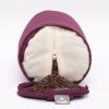 157a yoga meditation pilates yoga bolster eco baumwolle aubergine