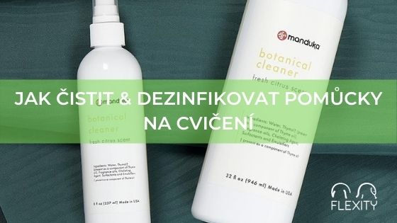Jak čistit & dezinfikovat pomůcky na cvičení