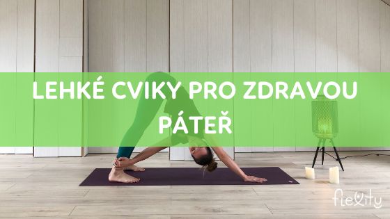 Lehké cviky pro zdravou páteř