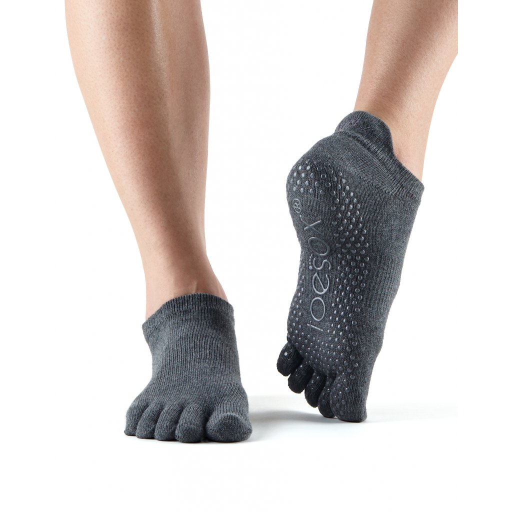 2615 1 toesox fulltoe low rise protismykove ponozky charcoal