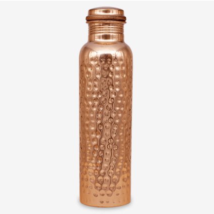 Copper Bottle Hammered 1