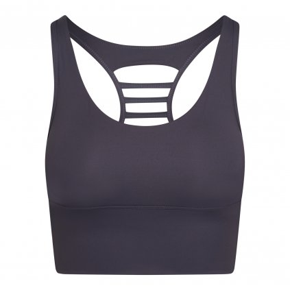 bodhi niyama essentials kaia sports bra sportova podprsenka siva