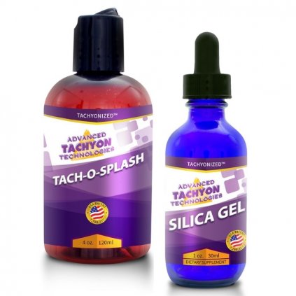 Balíček Tachyonizovaná voda Tach O Splash 120ml a Silica gél 30 ml