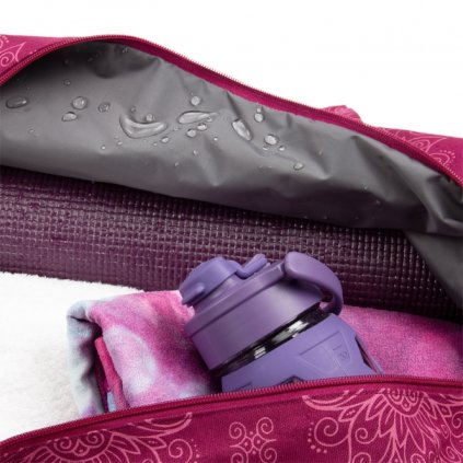 545ml maharaja collection yoga gemusterte hot yoga bag lotus berry