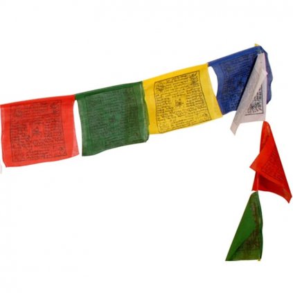 Flexity Tibetské modlitebné vlajky - 3 dĺžky (Veľkosť S)
