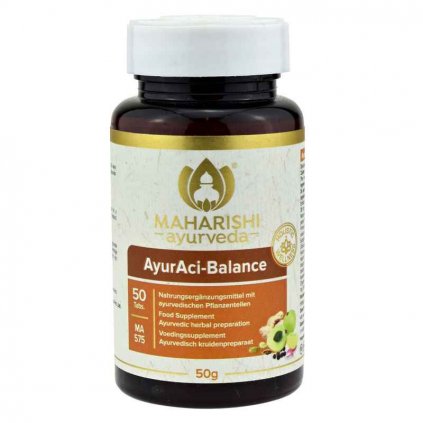 maharishi ayur aci balance rasayana pre neprijemny pocit v zaludku tablety 50 ks
