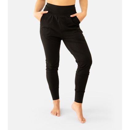 Lotuscrafts Organic Womens Yoga Pant Hari voľné nohavice pre ženy (Farba Čierna, Veľkosť L)