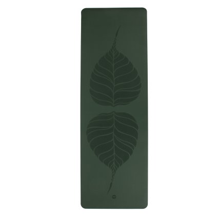 630dgll phoenix yogamatte yoga bodhi forest green ausgerollt