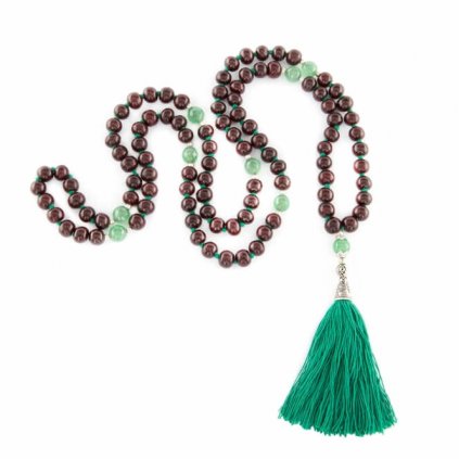 489rgs yoga mala rosenholz onyx gruener quaste