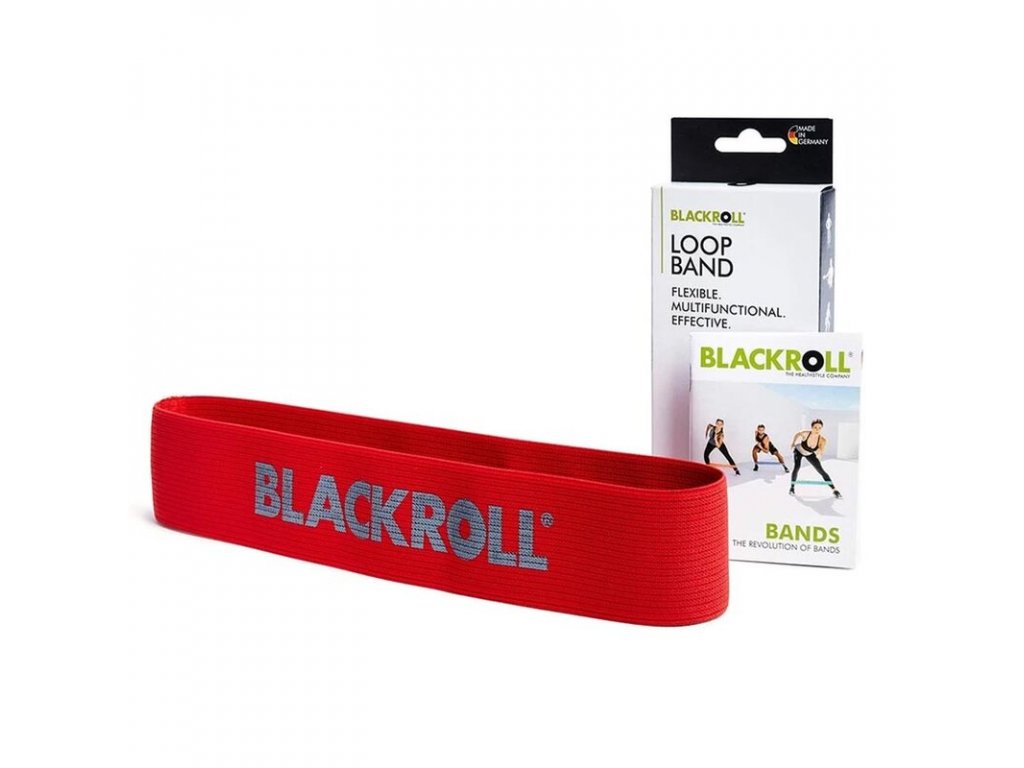 Posilovací guma BLACKROLL LOOP BAND 32cm Barva: červená