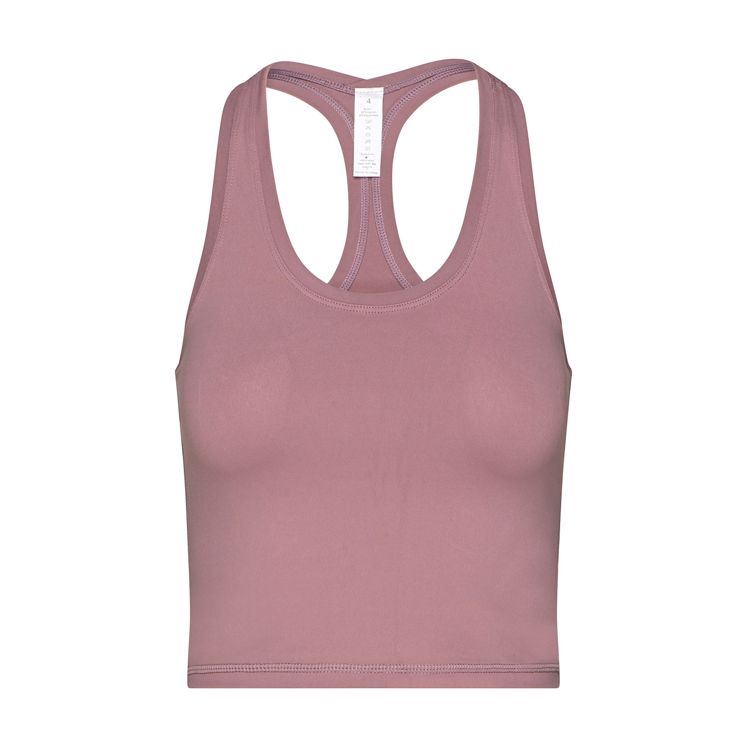 Bodhi Niyama Essentials Cropped Tank Dusty Pink krátké tílko…