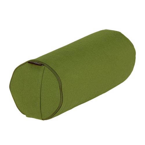 Bodhi Yoga Bolster Basic zelený 65 x 23 cm špalda Náplň: Špalda