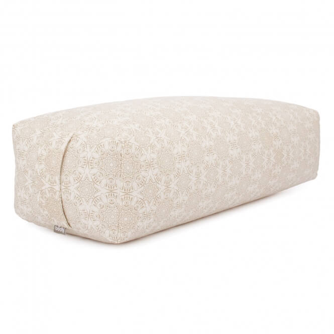 Bodhi Yoga Bodhi Bolster Salamba Maharaja Madurai ecru béžový 64 x 25 x 17 cm Náplň: Špalda