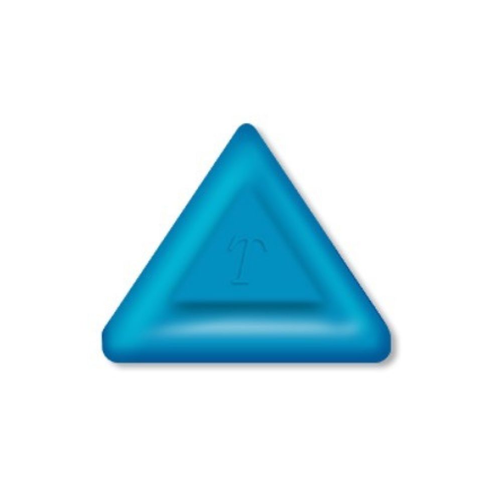 Tachyon Technologies Tachyon Glass Cell Triangle skleněná buňka 32 mm Barva: světle modrá