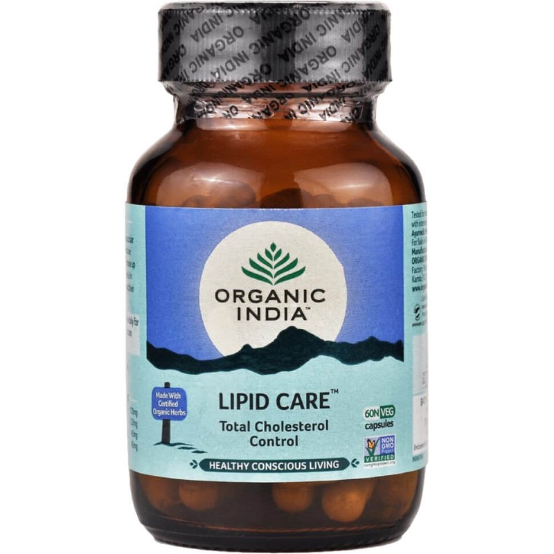 Organic India Lipid Care kapsle 60 ks zdravá hladina cholesterolu