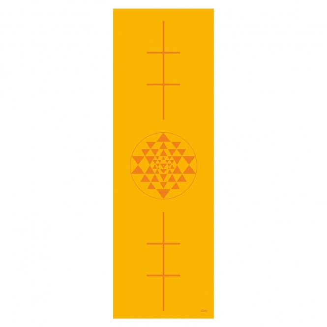 Bodhi Yoga Bodhi Leela Yantra jóga podložka 183 x 60 cm x 4 mm Barva: Žlutá