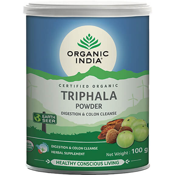 Organic India Organic Indie Detoxikační sypaný čaj prášek Triphala 100 g