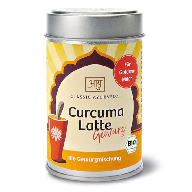 Classic Ayurveda bio směs koření Curcuma Latte - Zlaté mléko 50 g