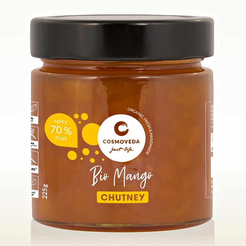 Cosmoveda Mango Chutney mangové čatní 225 g, BIO