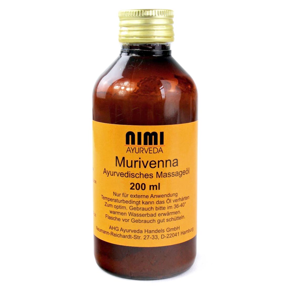 Nimi Ayurveda Murivenna masážní olej 200, 500 ml Objem: 200 ml