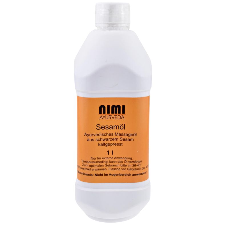 Nimi Ayurveda olej z černého sézamu 100% přírodní 1000 ml