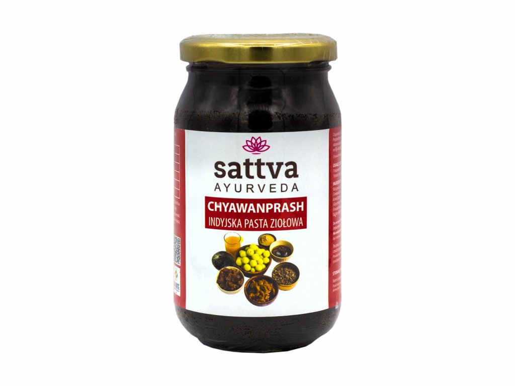 Sattva Ayurveda Chyavanprash Amla pasta s bylinkami, ovocem a pepřem 500 g