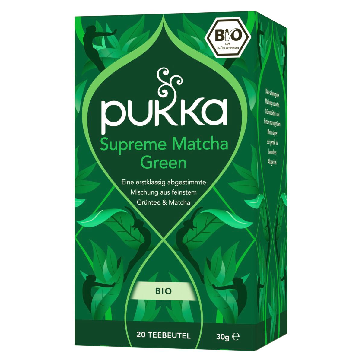PUKKA Herbs ájurvédský Bio čaj Matcha Green 20 sáčků