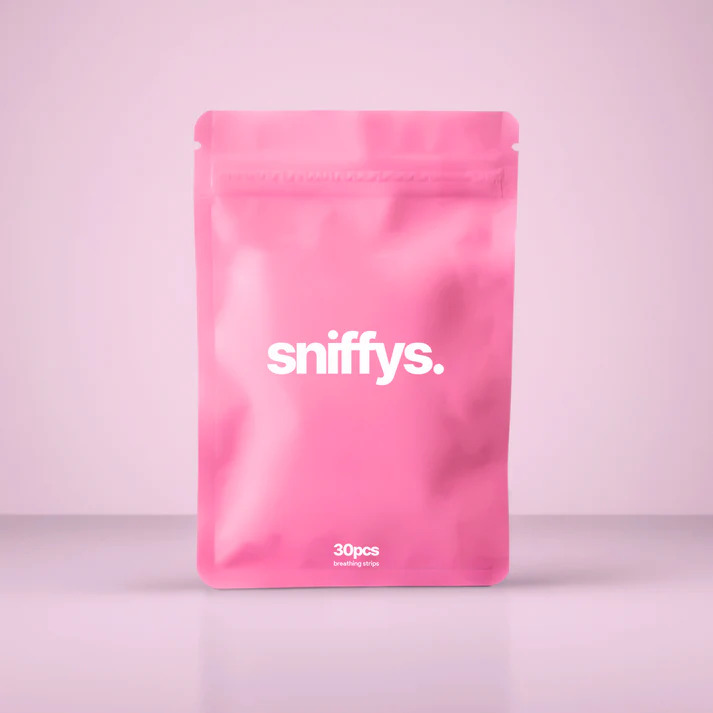 Sniffys Nose Strips nosní pásky pro lepší dýchání a výkon (30pcs) Barva: Pink