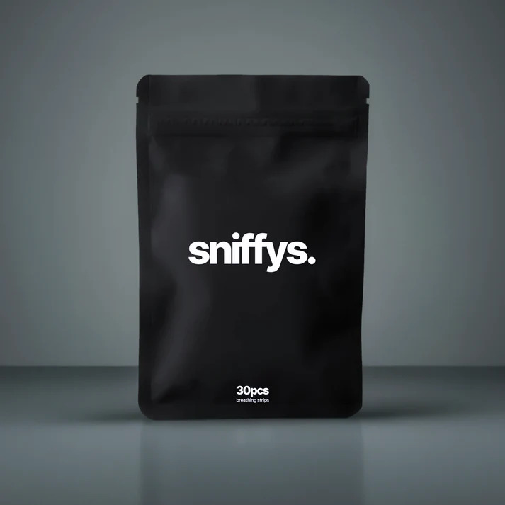 Sniffys Nose Strips nosní pásky pro lepší dýchání a výkon (30pcs) Barva: Černá
