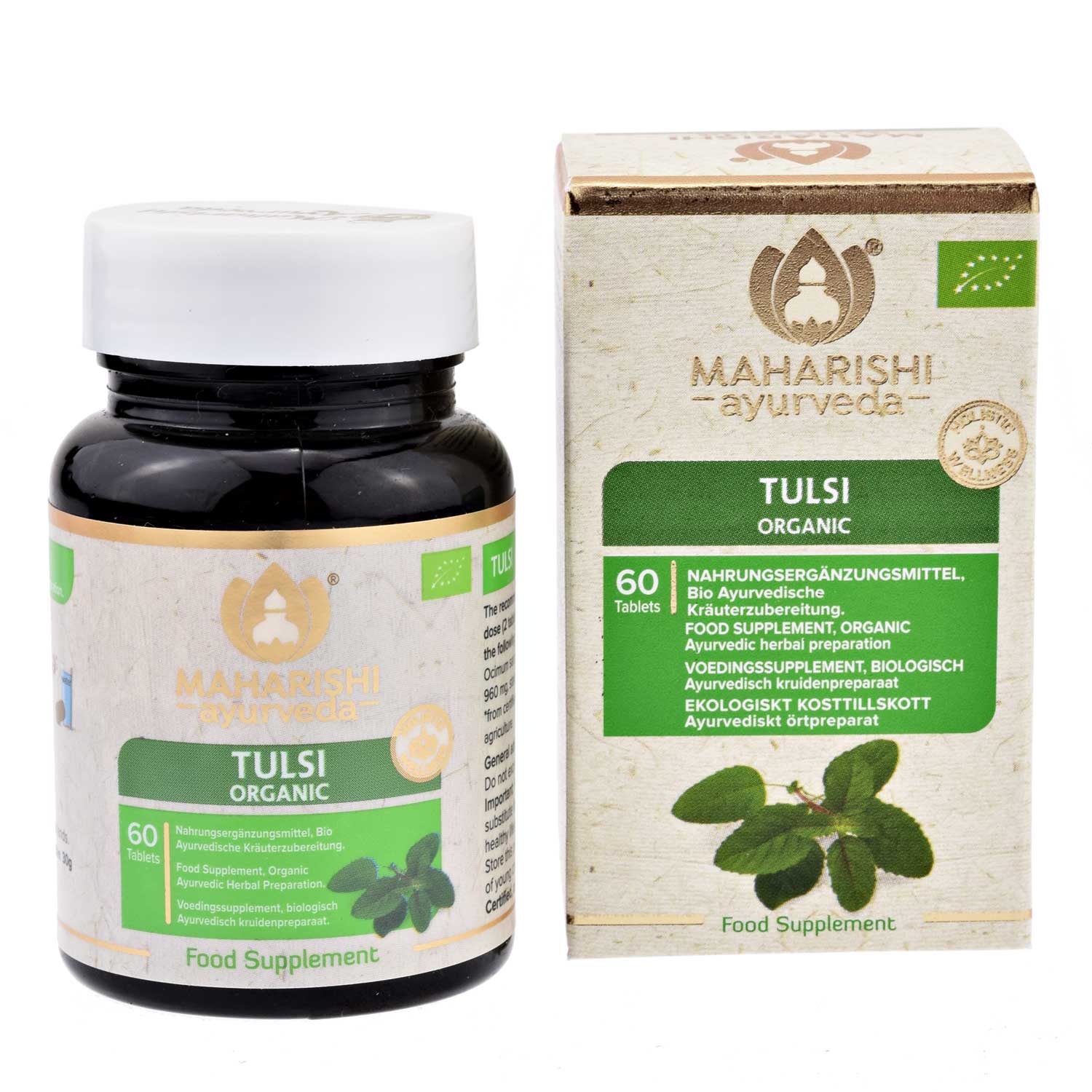 Maharishi Ayurveda Tulsi tablety (Ocimum sanctum, indická bazalka) 30 g (60 tablet)