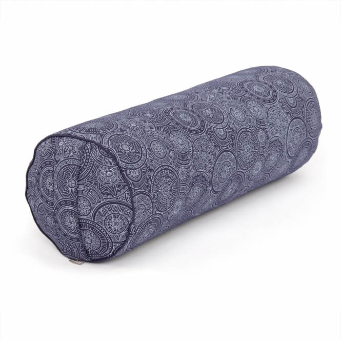 Bodhi Yoga Bodhi Maharaja Bolster na jógu Mandala (tmavomodrá) 65 x 23 cm Náplň: Špalda