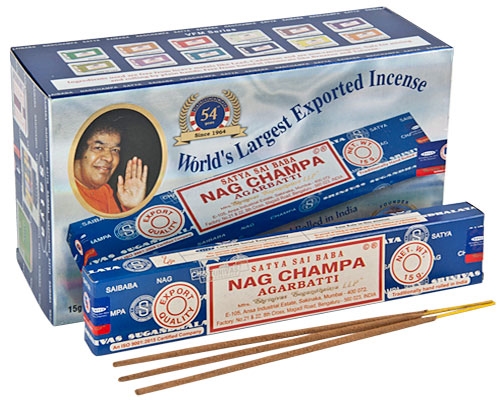 Ancient wisdom Sai Baba Nag Champa vonné tyčinky 15 g