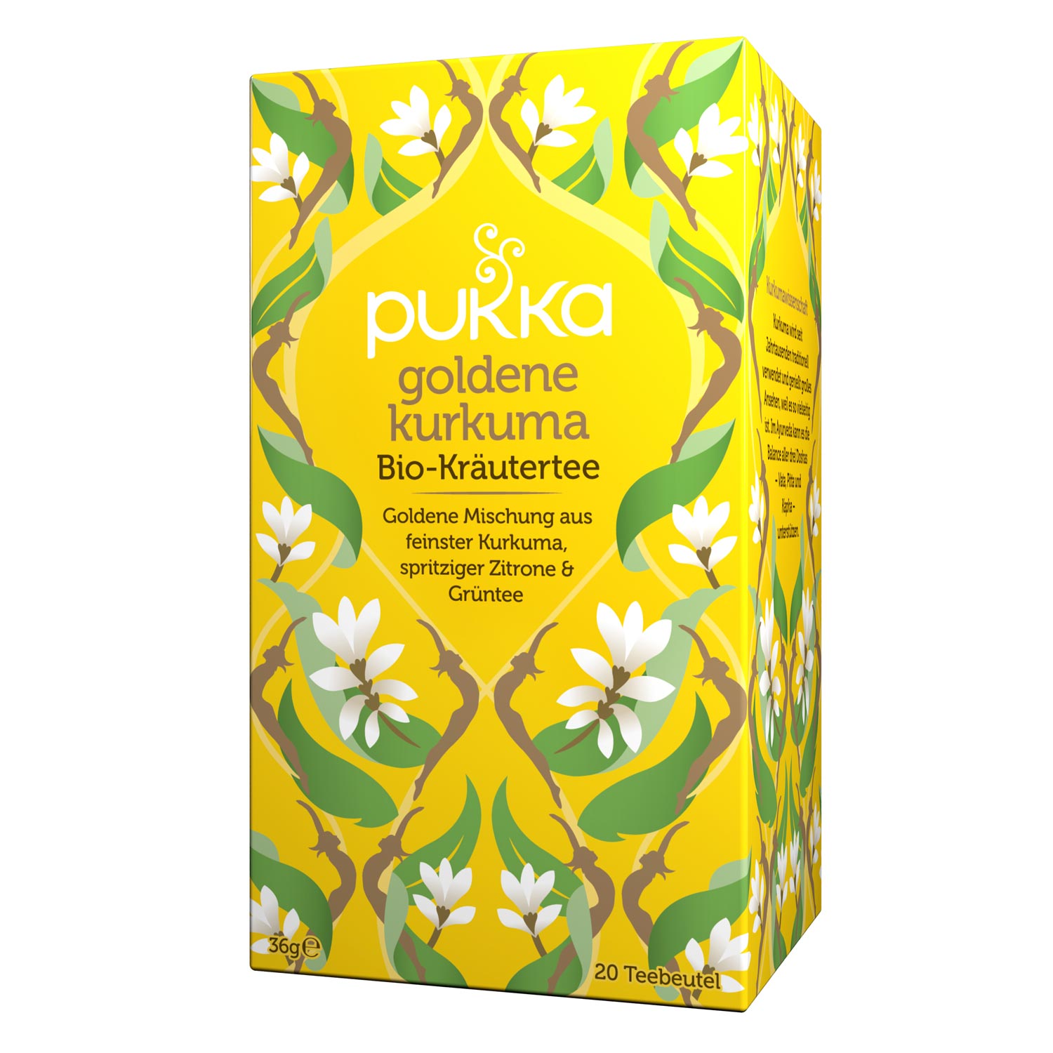 PUKKA Herbs Ajurvédský Bio čaj Golden Kurkuma 20 ks