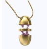 Tachyon Pendant Orb Ring prívesok s prsteňom 2,3 cm (Farba Modrá)