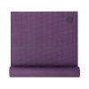 ymaa yoga meditation pilates yogamatte asana aubergine above halb gerollt gedreht