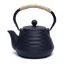 Tetsukyusu japonská liatinová kanvica, čajník (smaltované vnútro) (Objem 0,6 l - zelená)