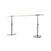 7 Portable height adjustable ballet barre ISA with wheels