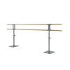 6 GISELLE height adjustable double ballet barre without wheels