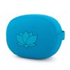 951lt meditation meditationskissen oval eco mit lotus stickerei turquoise stehend