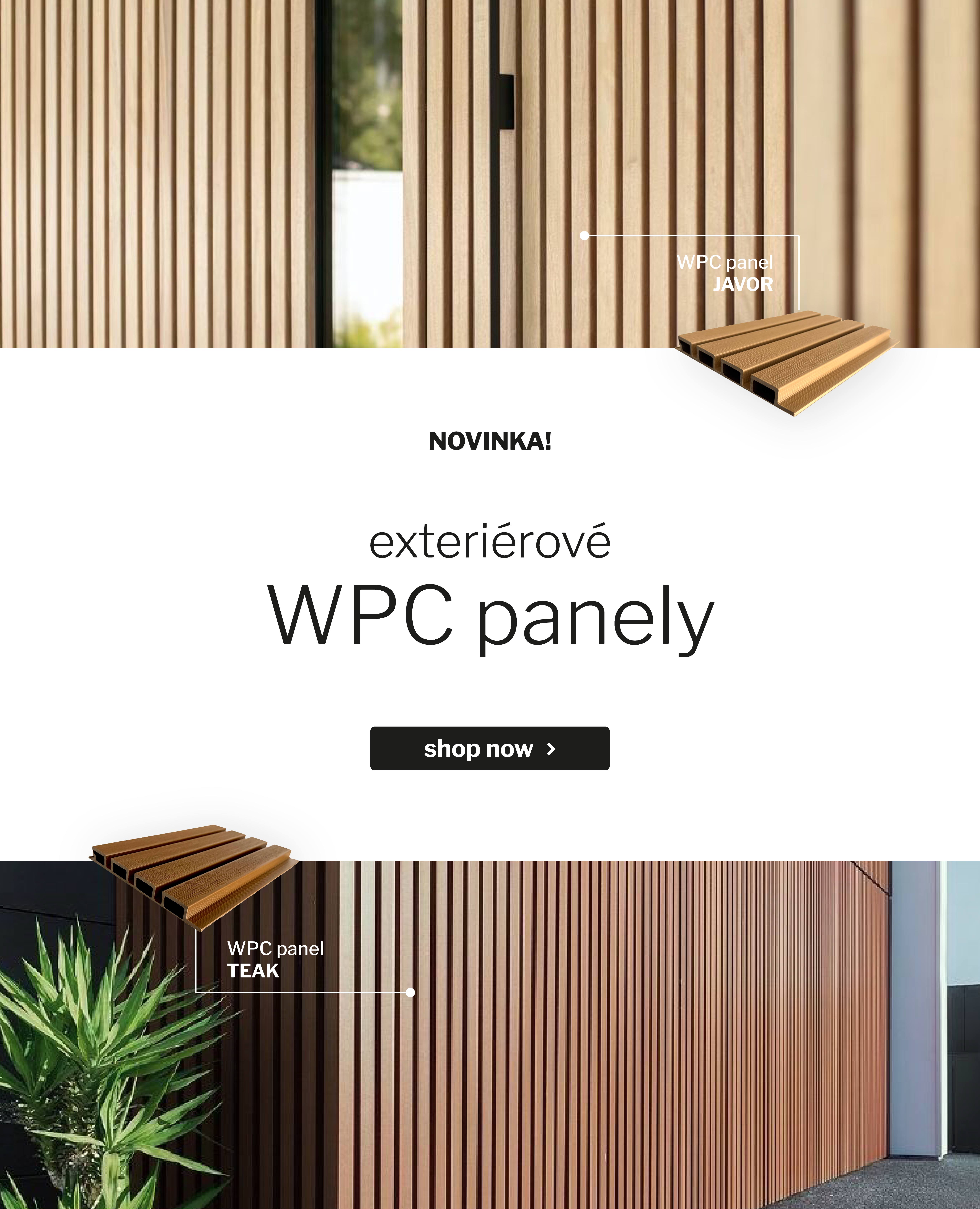 Exteriérové Panely