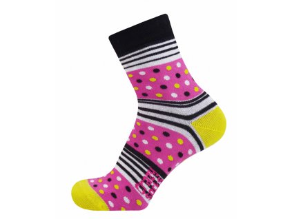 Dámské klasické veselé ponožky STRIPS (Barva Zelená, Velikost 25-27 (38-41))
