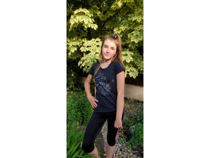 Dámské triko Scharf s krátkým rukávem navy