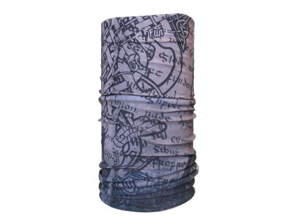 VIKING GREY LETNÍ MULTIFUNKČNÍ ŠÁTEK (Kolekce Viking)