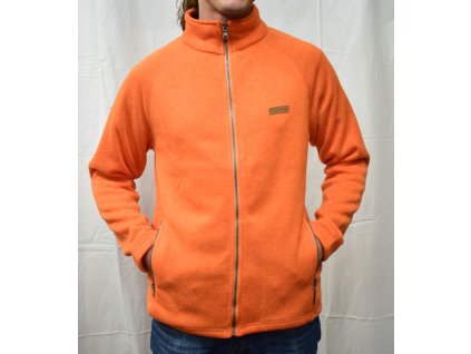 Pánský sportovní svetr lavově oranžový