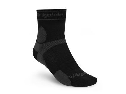 Bridgedale Trail Run UL T2 MS 3/4 Crew 816 Black Grey