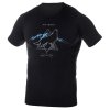 Brubeck pánské tričko krátký rukáv Outdoor wool black vlk (Size L)