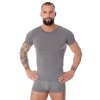 Brubeck pánské tričko krátký rukáv Comfort wool (Barva Tmavě modrá, Velikost XXL)